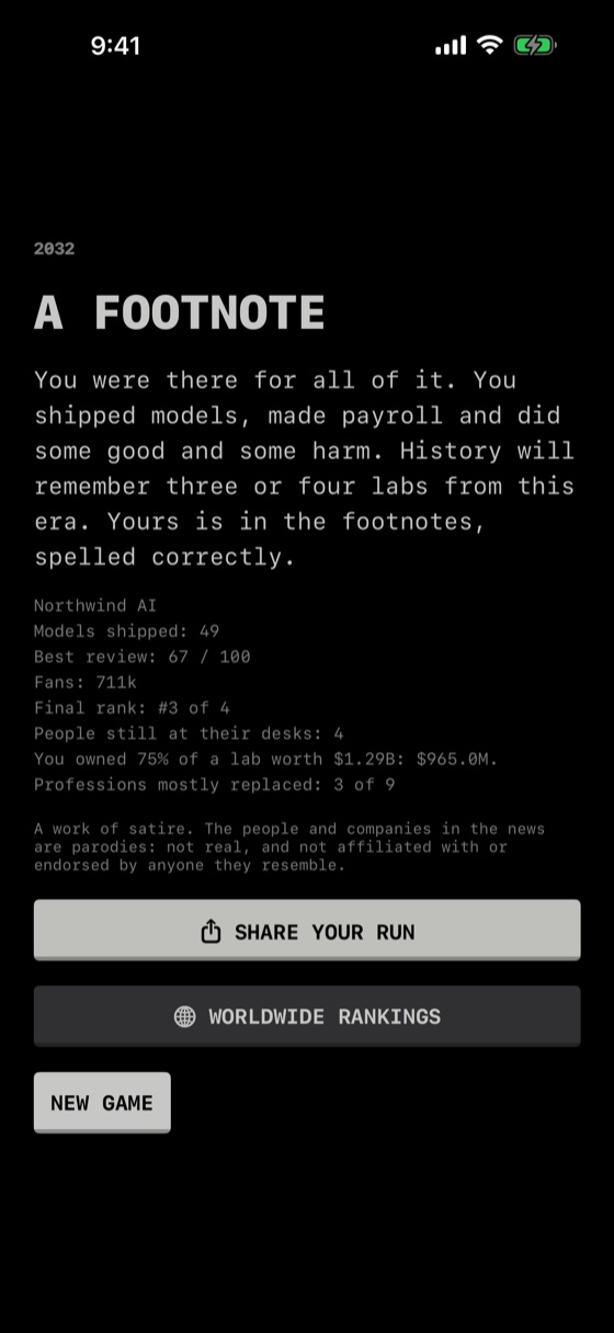 An ending